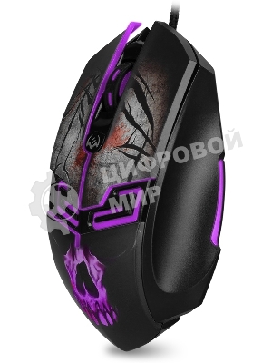 Мышь проводная SVEN RX-G805 черный, 8000 dpi, USB, кнопки - 6