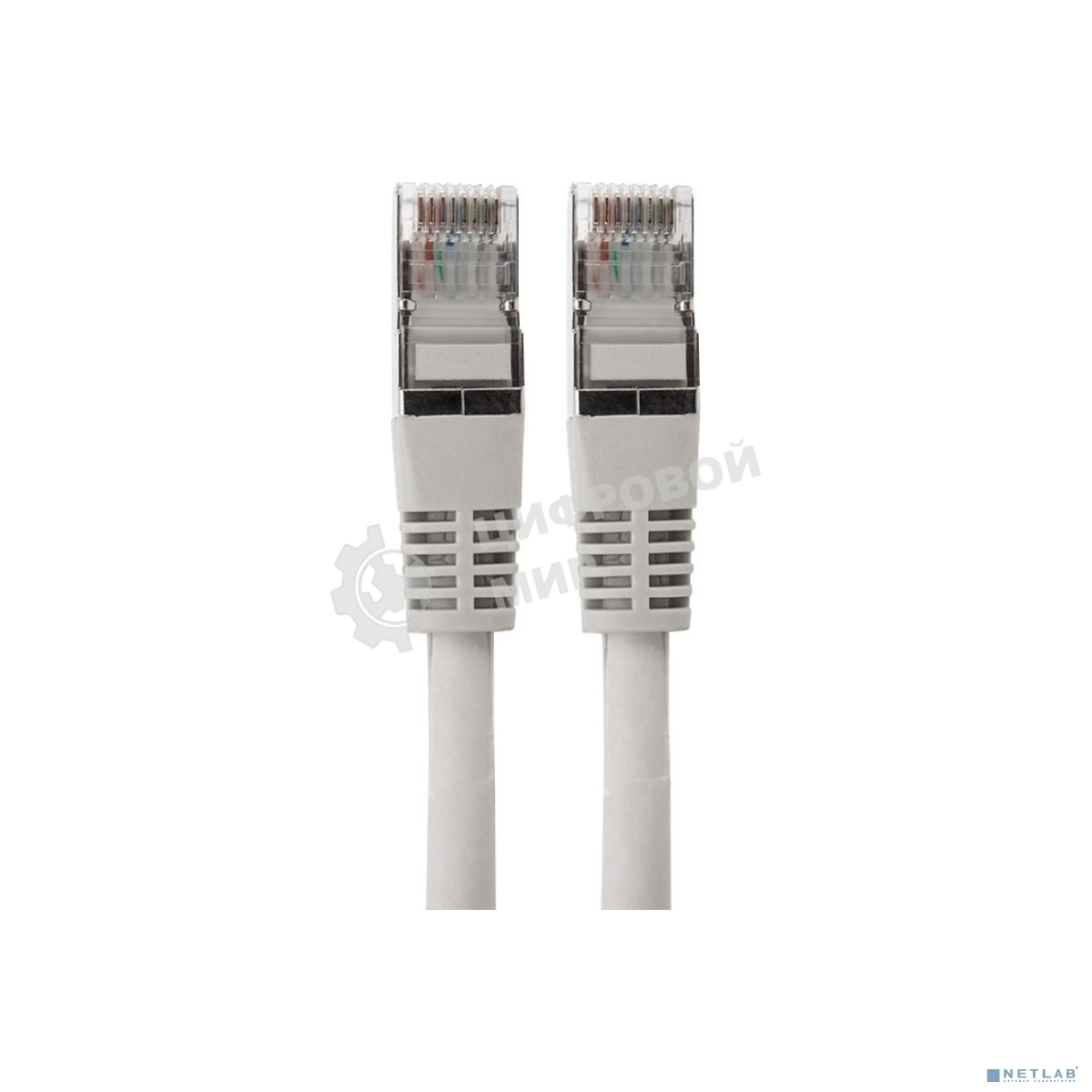 Пaтч-корд Rexant F/UTP, cat.6, RJ45-RJ45, экранированный, PVC серый, 1м