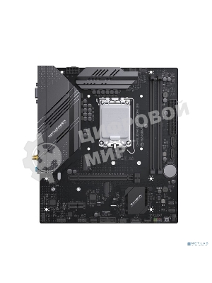 Материнская плата Maxsun Challenger B760M D5 WIFI, LGA 1700, Intel B760, 2xDDR5, 3xSATA, 2xM.2, 1xPCIe 4.0 x16, 1xPCIe 4.0 x1, 1xHDMI, 1xVGA, 1x 1Gb LAN, 2xUSB-A 3.2 Gen 1, 2xUSB-A 2.0, 3x3.5 мм, 5.1, mATX