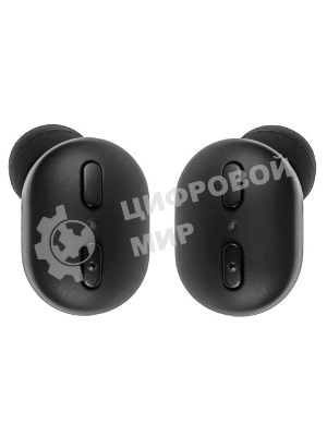 Наушники TWS GEOZON Track черный, внутриканальные, Bluetooth, до 4 ч