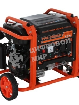 Электрогенератор бензиновый Carver PPG-3900АM, 3 кВт, 95 дБ, 51 кг