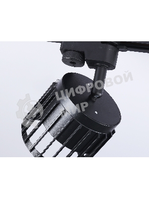 Трековый однофазный светильник Ambrella light GL5349 BK черный GX53 D100*80
