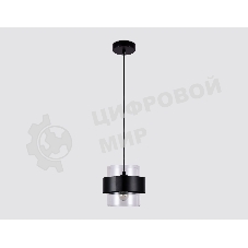 Светильник Ambrella light TR3646 BK/CL черный/прозрачный E27 max 40W D180*950