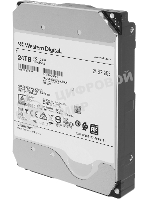 Жесткий диск HDD WD Ultrastar DC HC590 24Tb 7200rpm SATA-III 512Mb 3.5