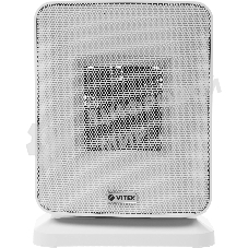 Тепловентилятор Vitek VT-2066 серый, 1500 Вт, 20 м2, термостат, дисплей