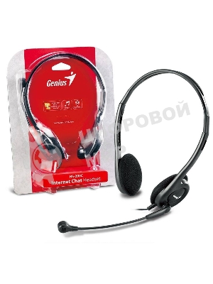 Гарнитура Genius HS-200C черный, проводная