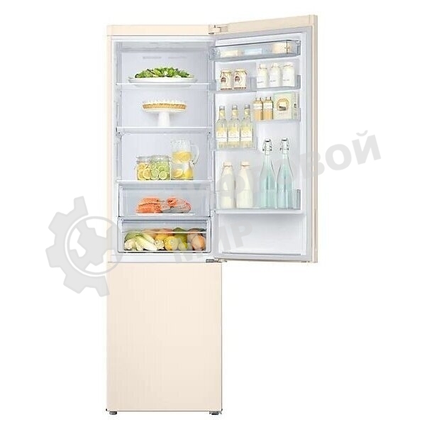 Холодильник Samsung RB37A5200EL/WT бежевый двухкамерный 269/118 л морозилка снизу