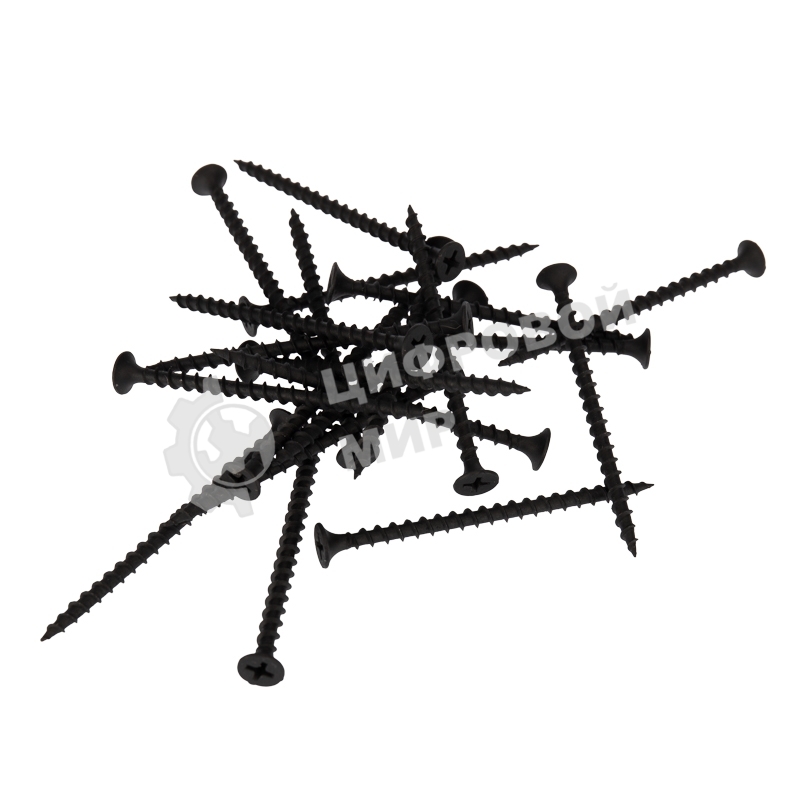 Саморез гипсокартон-дерево Kranz 3.8х65, пакет (10 шт.)