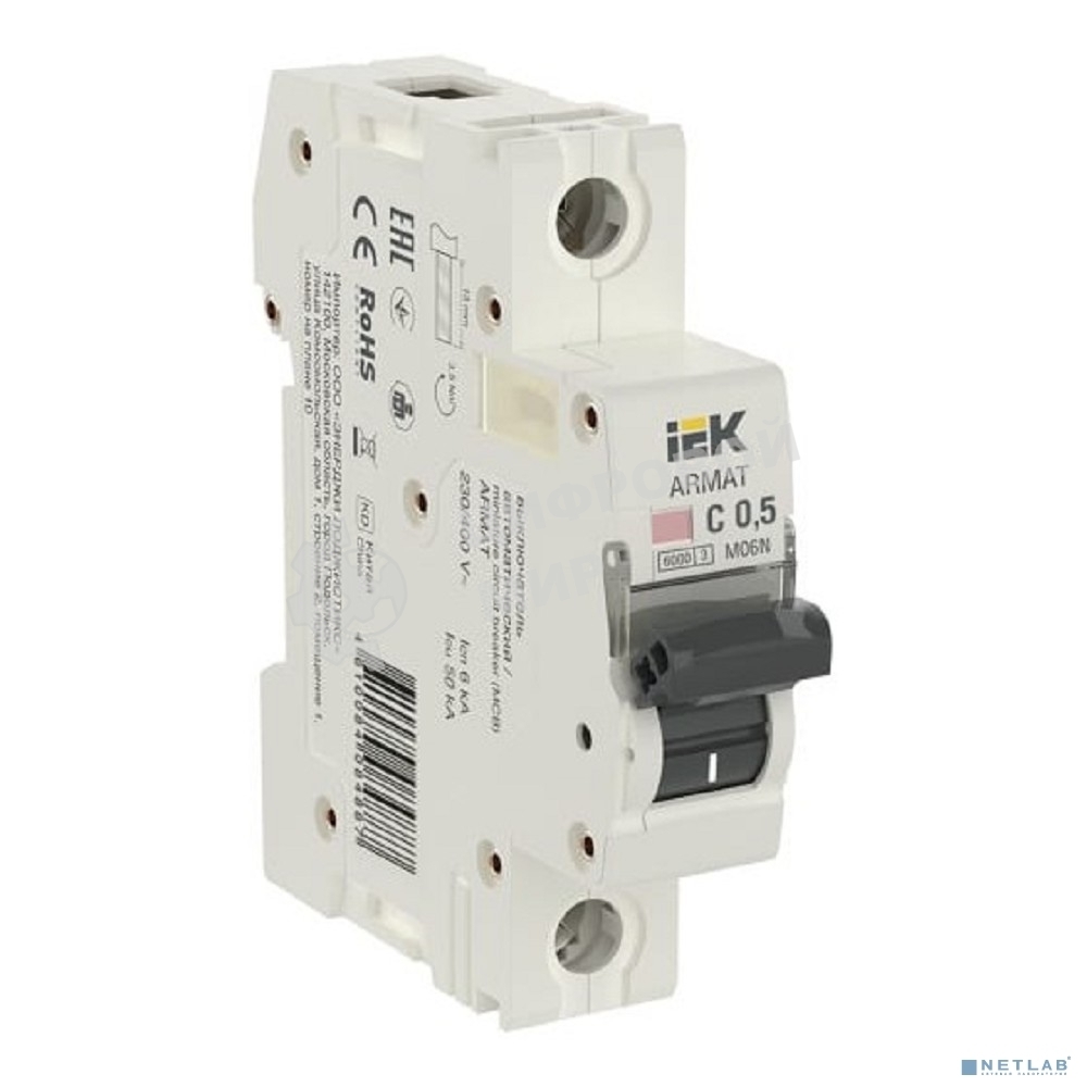 Выключатель автоматический 1п C 16А M06N ARMAT IEK AR-M06N-1-C016