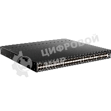 Коммутатор Managed L3 Switch 48x10Gbase-X SFP+, 6x40Gbase-X QSFP+, CLI, 1000Base-T Management, mini-USB Console, USB, w/D-Link OS