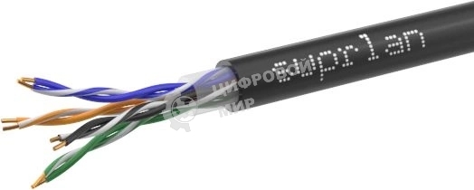Кабель информационный Suprlan Premium 01-1012-2, cat.5e FTP 4 пары X24AWG PVC внутренний, 305м, серый