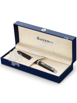 Ручка перьевая Waterman Hemisphere (CWS0920810) Matte Black CT F сталь нержавеющая, подарочная коробка