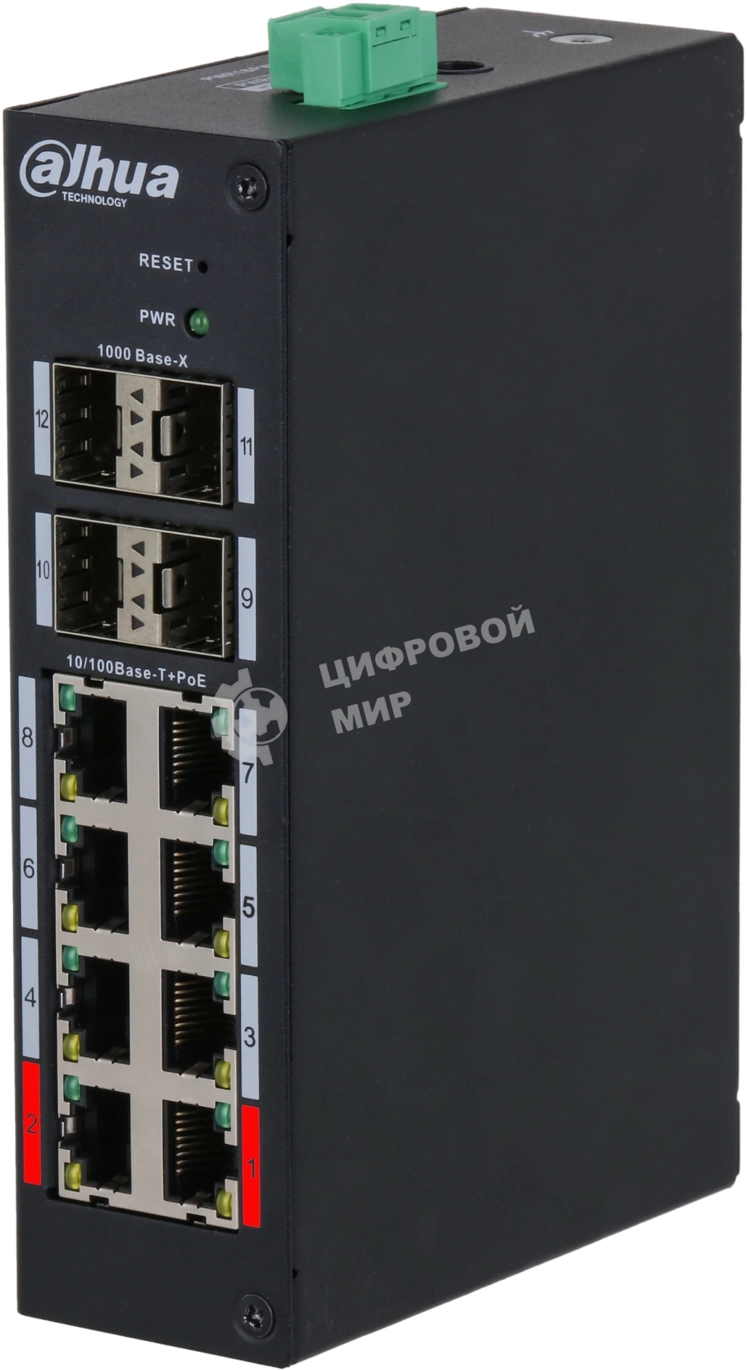 Коммутатор Dahua DH-HS4412-8ET-120 управляемый