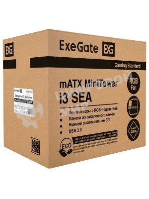 Планка портов в корпус 2xUSB 3.0 ExeGate BrctUSB3-2A (USB 3.0 20pin (IDC 20pin F) --> 2x USB 3.0 Af, кабель 20 см)