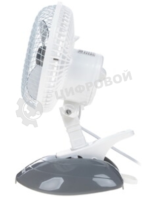 Вентилятор Centek CT-5003 серый/белый, настольный, 20 Вт, 2 скорости, 15 см