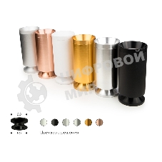 Корпус светильника C6327 PYG золото желтое полированное  D60*H100mm MR16 GU5.3