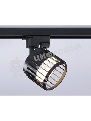Трековый однофазный светильник Ambrella light GL5349 BK черный GX53 D100*80