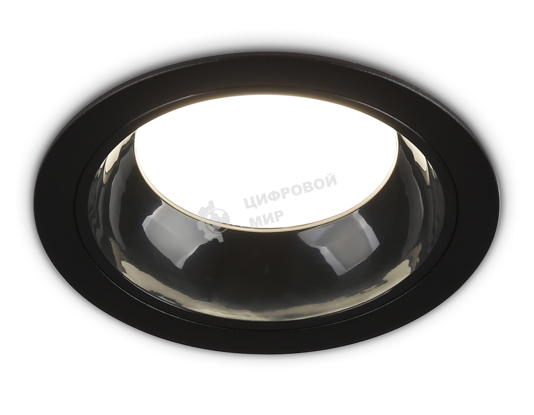 Светильник Ambrella light TN52336 SBK/GBK черный песок/черный глянец GX53 max 12W D115*25