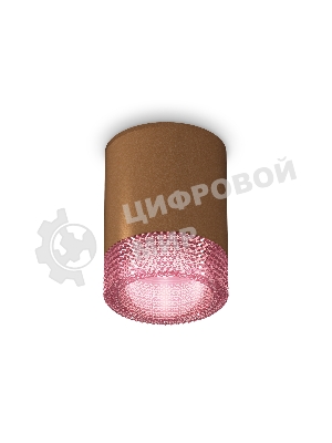 Светильник Ambrella Light XS6304021 SCF/PI кофе песок/розовый MR16 GU5.3 (C6304, N6152)