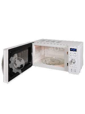 Микроволновая печь Hyundai HYM-D3027 белый, 20 л, 700 Вт, переключатели - кнопки, поворотный механизм