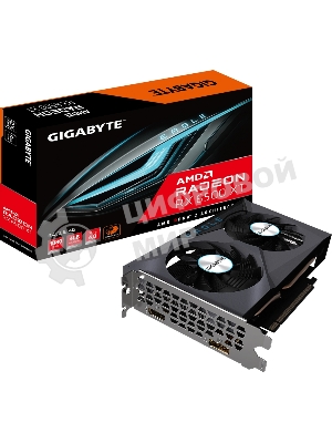 Видеокарта Gigabyte PCI-E GV-R65XTEAGLE-4GD AMD Radeon RX 6500XT 4096Mb 64 GDDR6 2900/12000 HDMIx1 DPx1 HDCP Ret