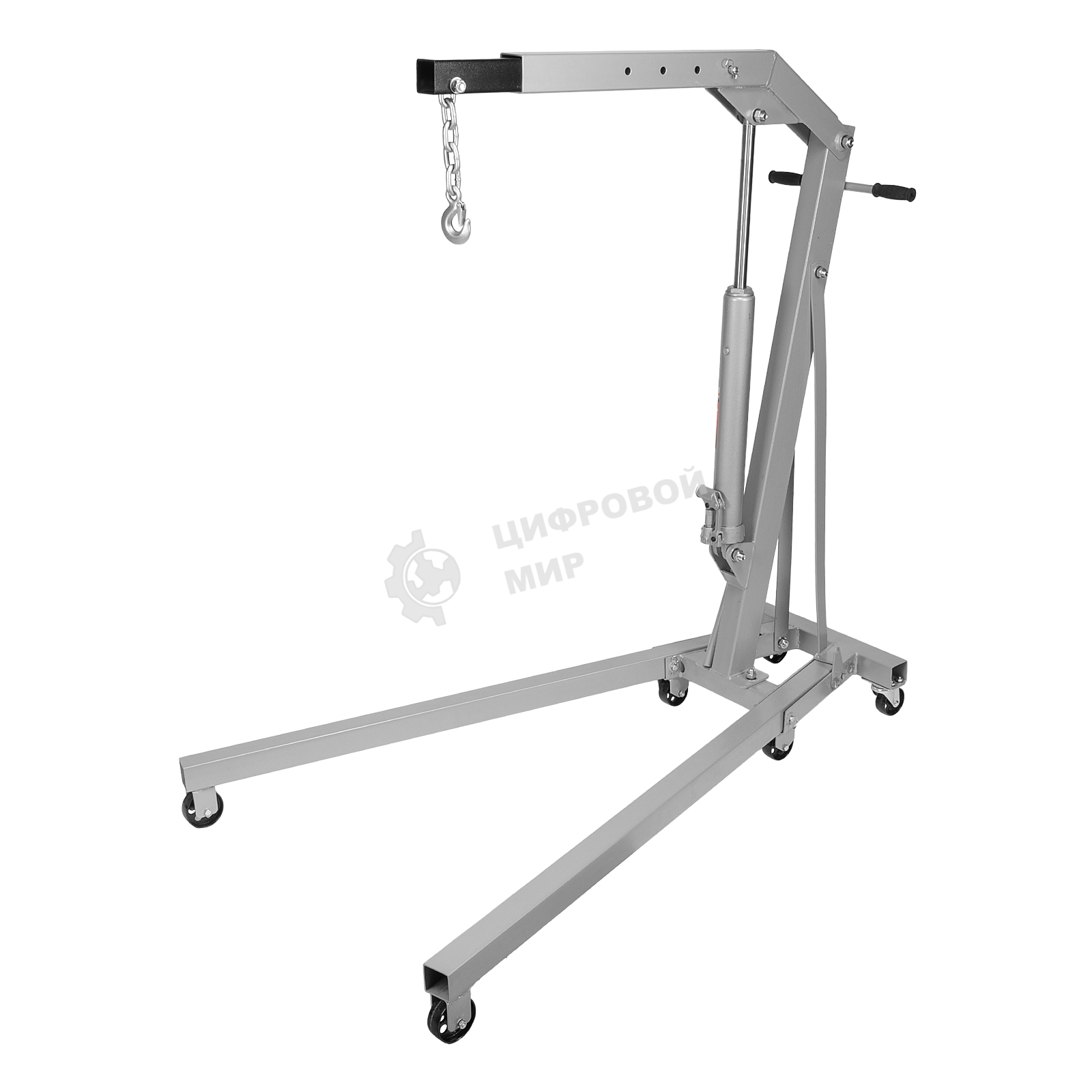 Кран гидравлический Matrix 1 т, h подъема 25–2060 мм, складной (комплект из 2 частей)