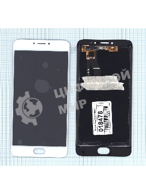 Дисплей для Meizu M3 Note M681H белый