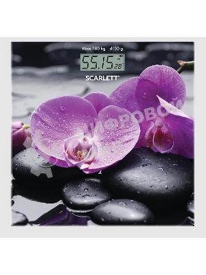 Весы напольные электронные Scarlett SC-BS33E067 макс.180кг рисунок
