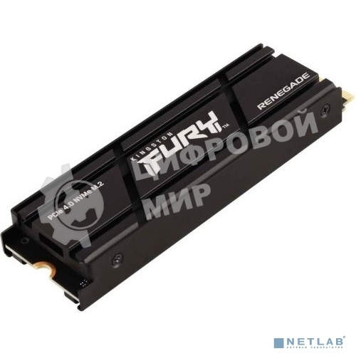 Накопитель SSD Kingston Fury Renegade, 2Tb, PCIe 4.0 x4, M.2 2280, NVMe, R/W 7300/7000