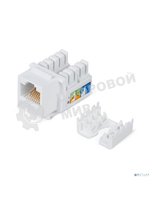 Модуль универсальный Cabeus, keystone, 1хRJ45, IDC 110, кат. 5е, неэкр., белый
