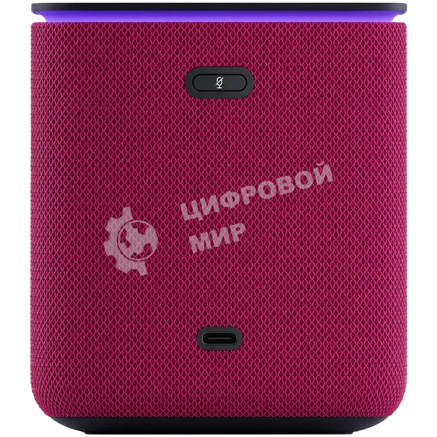 Умная колонка Яндекс Станция Миди, ZigBee, 24Вт, с голосовым ассистентом Алиса на YaGPT, малиновый