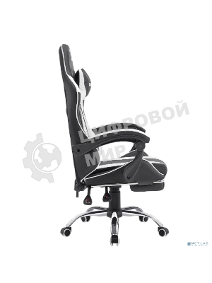 Кресло игровое Defender TIOS черный/белый, PU 64055