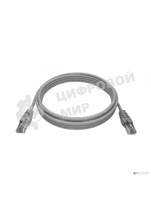 Патч-корд NTSS NTSS-PC-UTP-RJ45-5e-1.0-LSZH-GY NTSS-PC-UTP-RJ45-5E-1.0-LSZH UTP RJ-45 вил.-вилка RJ-45 кат.5E 1м серый LSZH (уп.:1шт) 26AWG