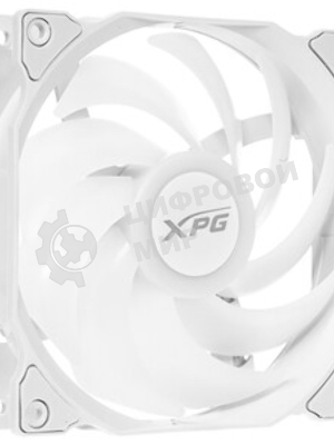 Вентилятор для корпуса ADATA XPG VENTO R 120 ARGb PWM белый, 120 мм, 1600 об/мин, 32 дБ, 4 pin