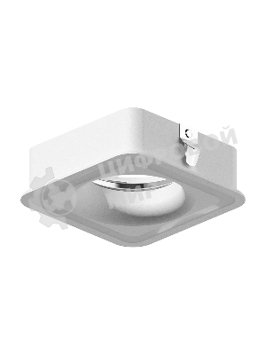 Насадка для корпуса светильника N7715 SWH белый песок 70*70mm H26mm Out2mm MR16
