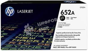 Тонер Картридж HP 652A CF320A черный для HP CLJ M651dn (11000стр.)
