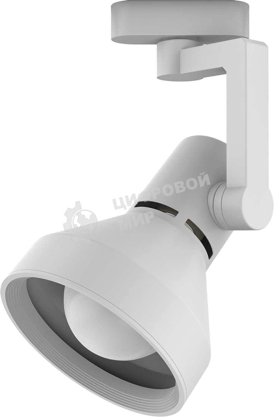 Светильник трековый конус Gauss E27 220V IP20 112x230мм белый однофазный