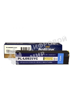Картридж струйный ProfiLine PL-L0S29YC (№976Y) для принтеров HP PageWide-Pro 552/577/P55250/P57750 с чернилами Cyan