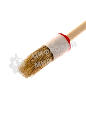Кисть круглая MTX 82074 № 4 (25 мм), натуральная щетина, деревянная рукоятка
