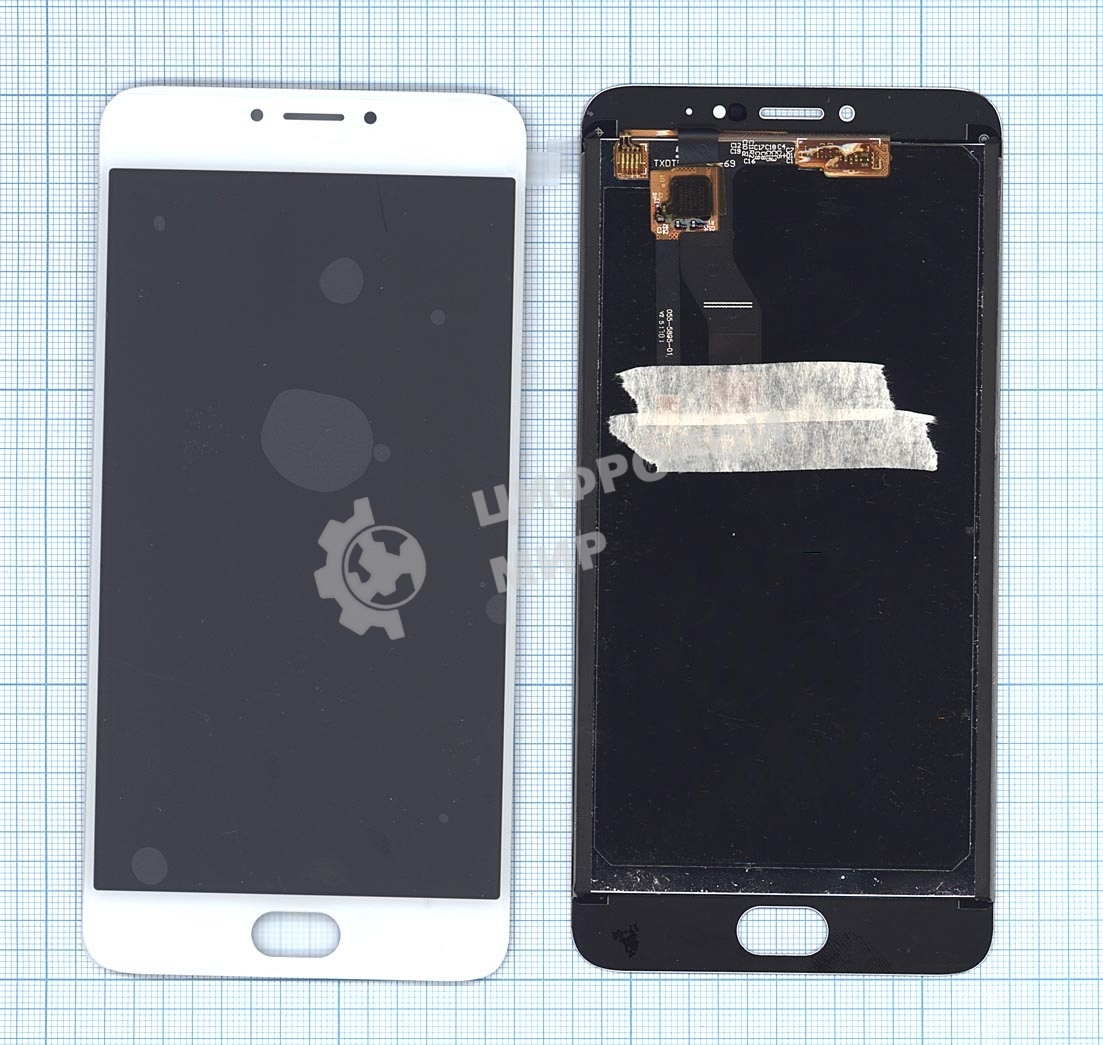 Дисплей для Meizu M3 Note M681H белый