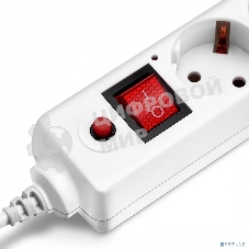 Сетевой фильтр Buro Сетевой фильтр, 6 розеток, 3 метра, белый