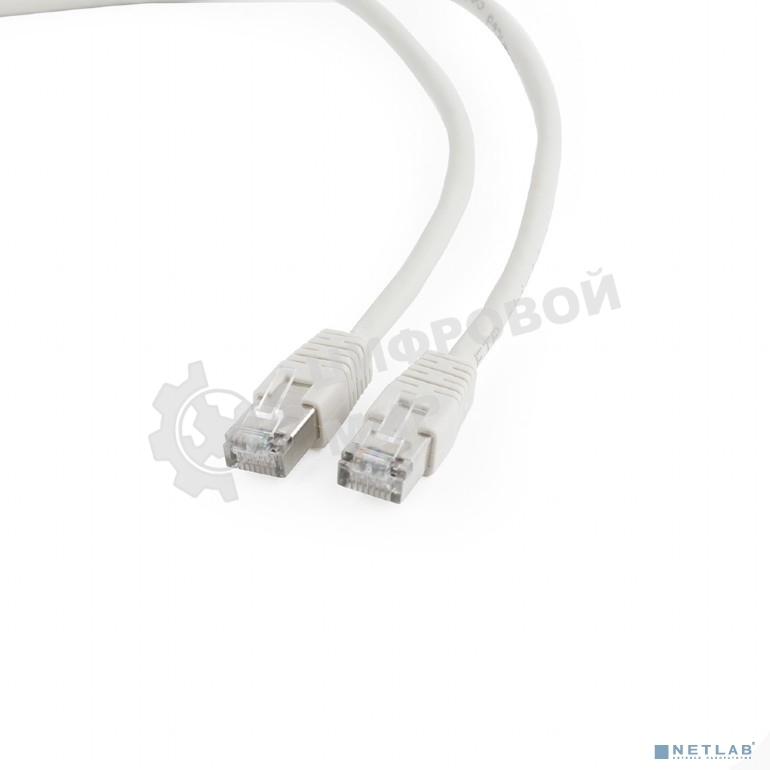 Патч-корд FTP Cablexpert cat.6, 7.5м, литой, многожильный, серый