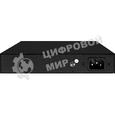 Passive PoE коммутатор Fast Ethernet на 6 портов. Порты: 4 х FE (10/100 Base-T, 52V 4,5(+) 7,8(–)) совместимы с PoE (IEEE 802.3af/at), 2 x FE (10/100 Base-T) Uplink. Совместим со стандартами PoE IEEE 802.3af/at. Мощность PoE на порт - до 30W. Поддержка режима CCTV: Увеличение расстояния передачи данных и питания до 250м. Встроенная грозозащита 3кВ. Питание: AC100-240V (80W) Встроенный БП. Размеры (ШхВхГ): 168x32x93мм. Рабочая температура: 0...+50 гр. С