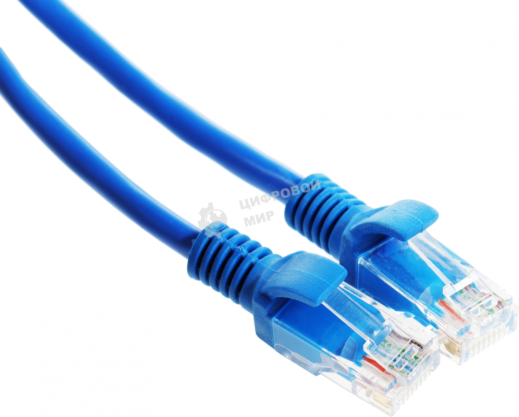 Патч-корд UTP Cablexpert PP12-10M/B cat.5e, 10м, литой, многожильный, синий