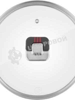 Крышка Rondell Stripes RDA-1622, 28 см, руч. серый