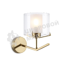 Настенный светильник Ambrella light LH57010 BS/FR латунь/белый матовый E14 max 40W 280*150*220