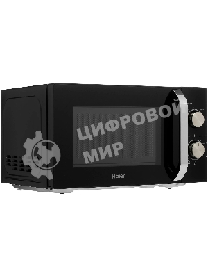 Микроволновая печь Haier HMB-MM208BA черный/серебристый, 20 л, 800 Вт, переключатели - поворотный механизм