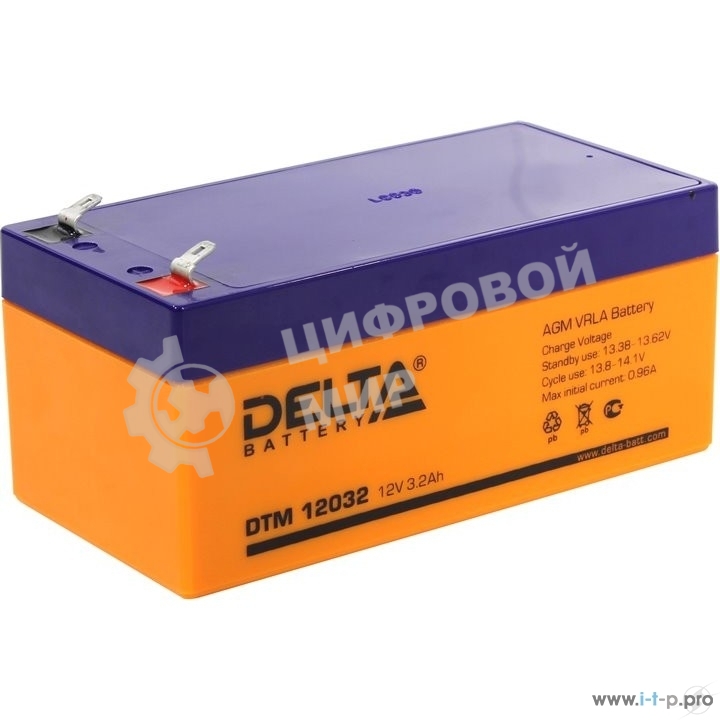 Батарея для ИБП Delta DTM 12032 (12V, 3.2Ah)