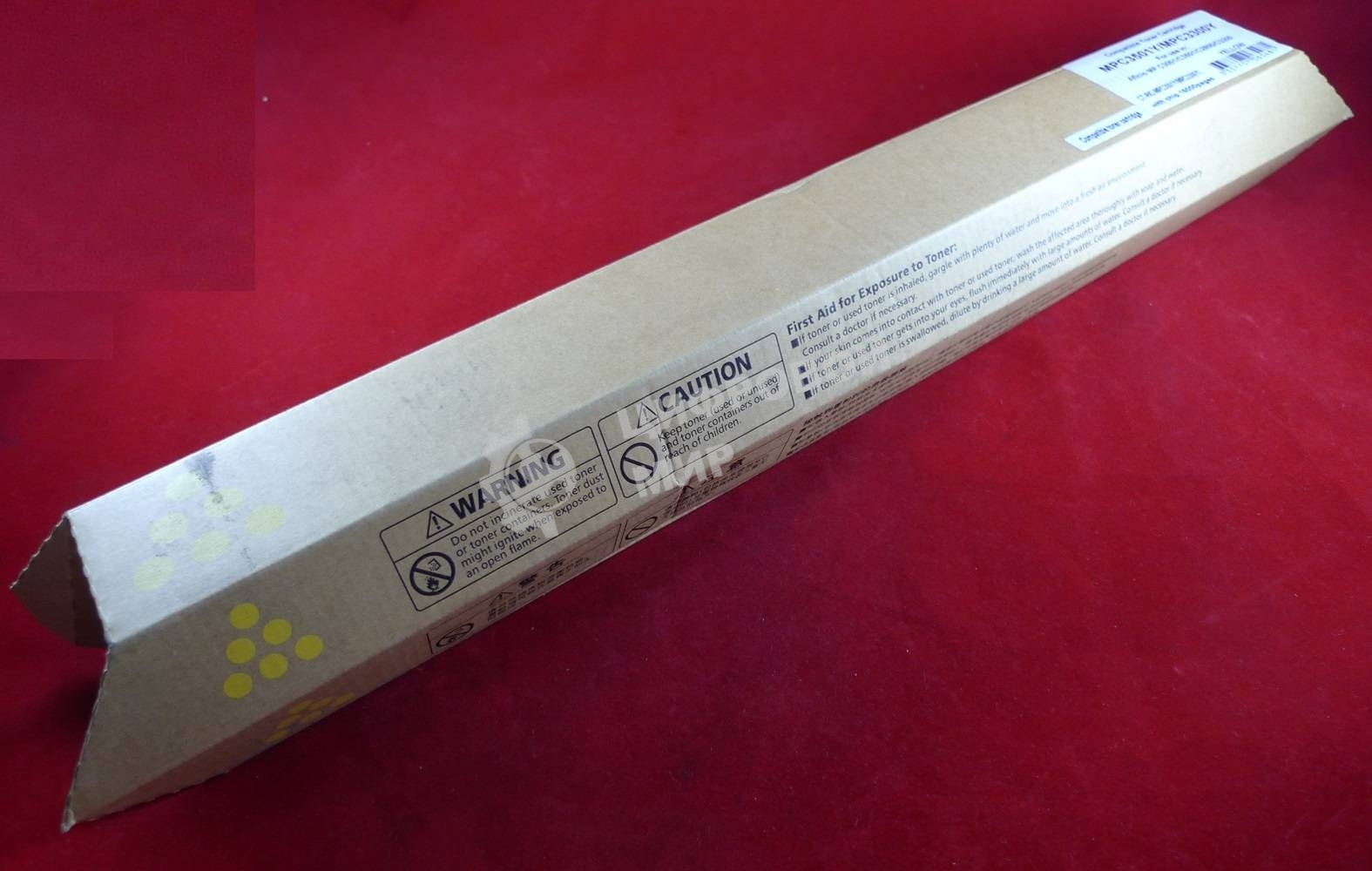 Картридж лазерный Ricoh Aficio MP C3001/C3501/C2800/C3300 желтый, type MPC3501E/MPC3300E (туба, 370г) JPN