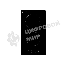 Индукционная варочная панель LEX EVI 320 BL3500Вт 2конф. 58х268х500мм 30 см черный